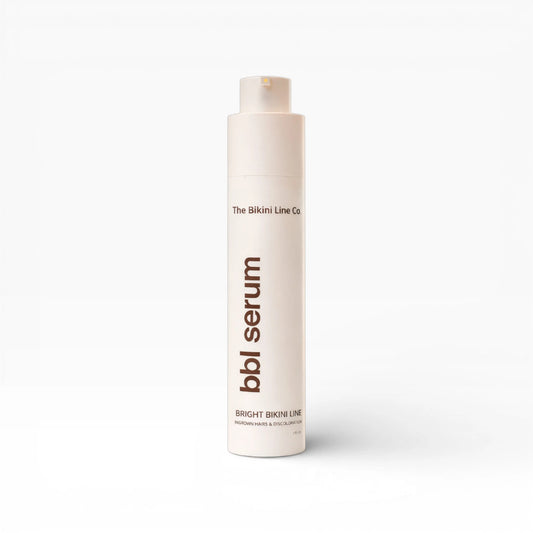 BBL Serum - 3-In-1 Bikini Line Serum - Designed for Ingrown Hairs, Dark Spots, Razor Bumps, and Irritation. Salicylic Acid, Kojic Acid, Niacinamide, and Aloe Vera Work Together to Smooth, Brighten, and Calm Skin after Shaving or Waxing.