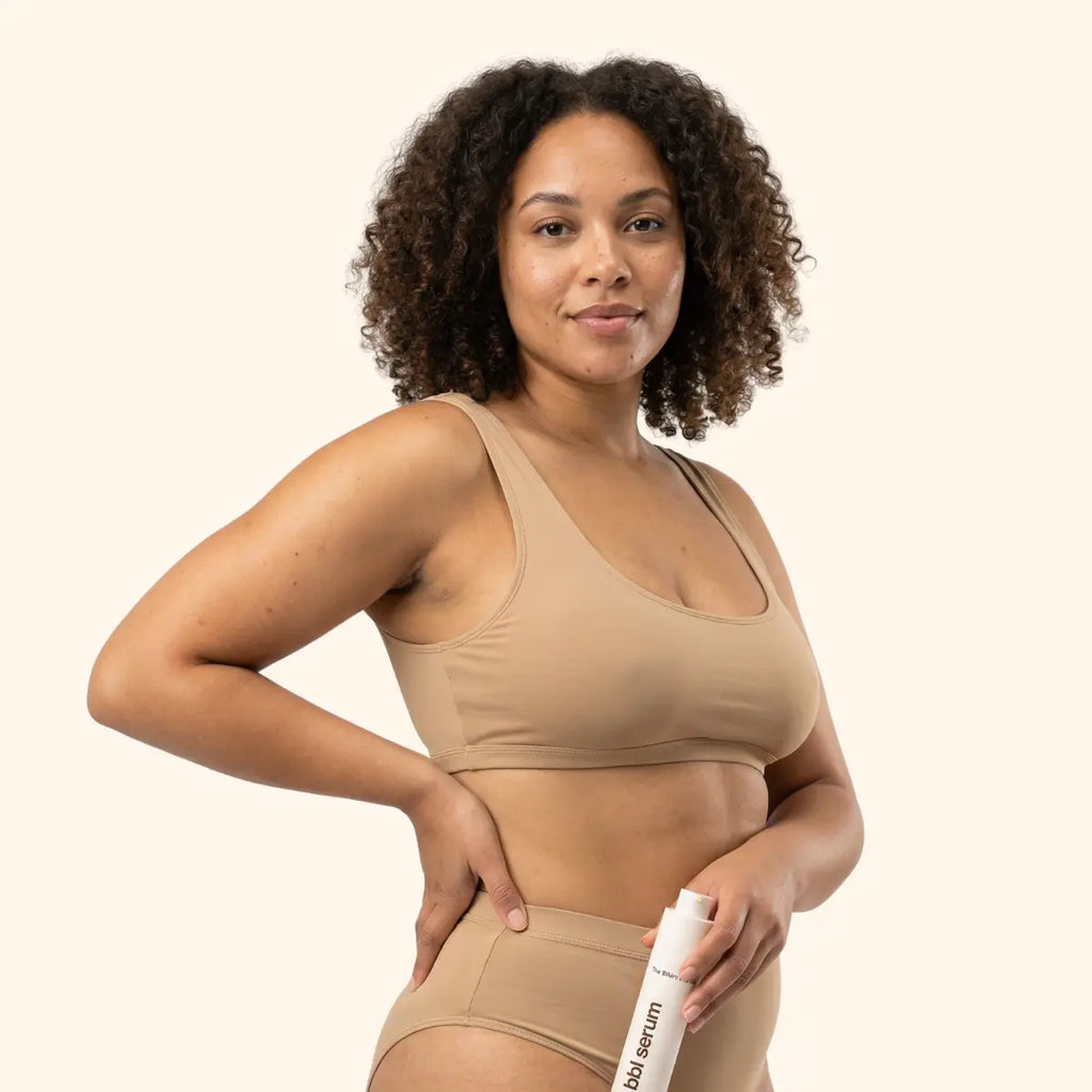 BBL Serum - 3-In-1 Bikini Line Serum - Designed for Ingrown Hairs, Dark Spots, Razor Bumps, and Irritation. Salicylic Acid, Kojic Acid, Niacinamide, and Aloe Vera Work Together to Smooth, Brighten, and Calm Skin after Shaving or Waxing.