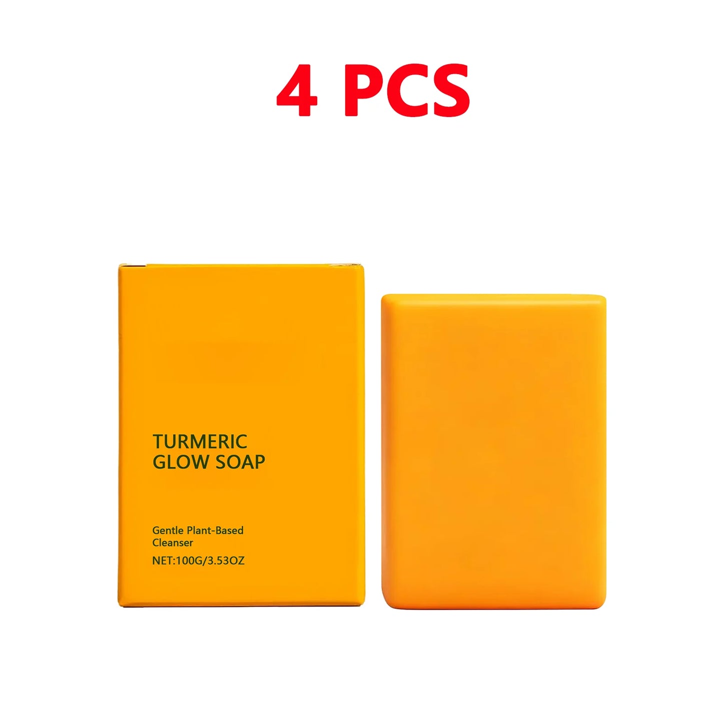 Turmeric Kojic Acid Glow Soap Bar Dark Spot Acne Removal Brightening Face Body Soap Even Skin Tone Moisturizing & Deep Cleansing