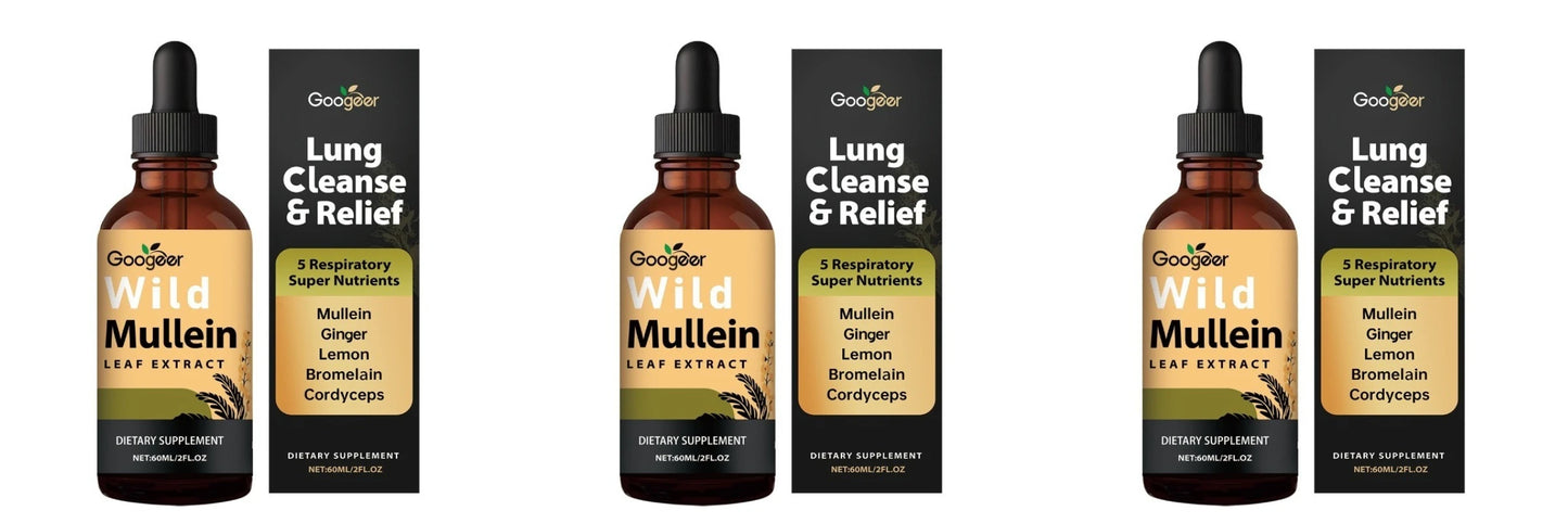 Mullein Leaf Extract Liquid Drops Comprehensive Herbal Wellness Support Natural Daily Dietary Supplement Daily Care 60ml