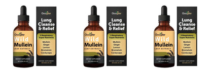 Mullein Leaf Extract Liquid Drops Comprehensive Herbal Wellness Support Natural Daily Dietary Supplement Daily Care 60ml