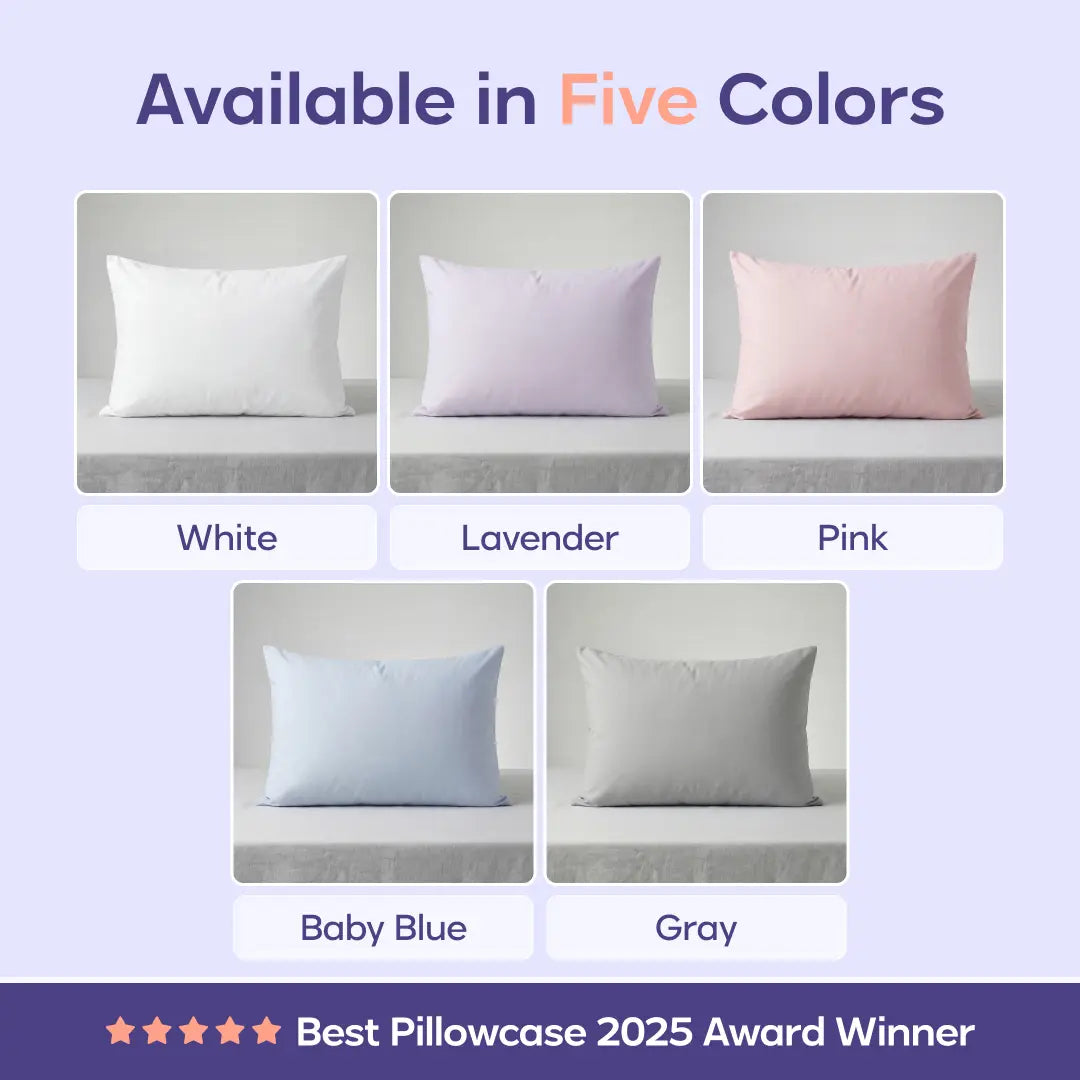 Mellow Sleep | Cooling Pillowcase (2-Pack) - Silky Smooth Wrinkle-Free Soft and Fresh All Night Sleep Enhancer